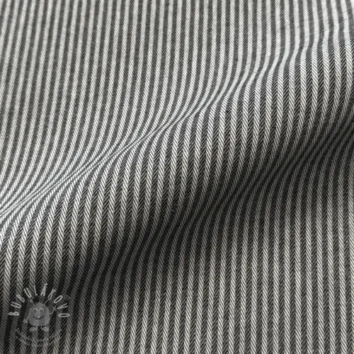 Dekorációs anyag DOBBY Colored stripe black