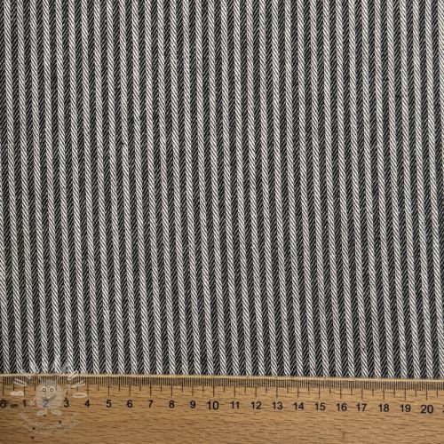 Dekorációs anyag DOBBY Colored stripe black