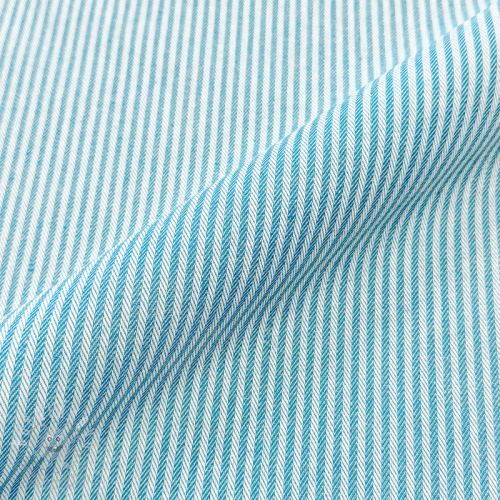 Dekorációs anyag DOBBY Colored stripe turquoise