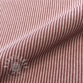 Dekorációs anyag DOBBY Colored stripe burgundy