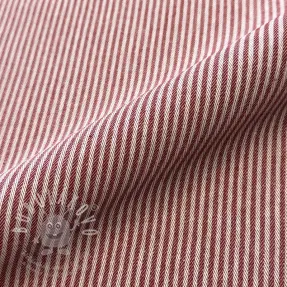 Dekorációs anyag DOBBY Colored stripe burgundy