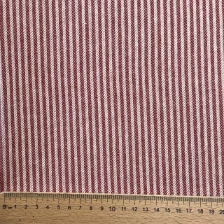 Dekorációs anyag DOBBY Colored stripe burgundy