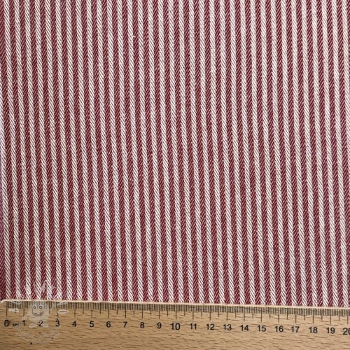 Dekorációs anyag DOBBY Colored stripe burgundy