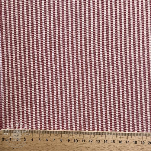 Dekorációs anyag DOBBY Colored stripe burgundy