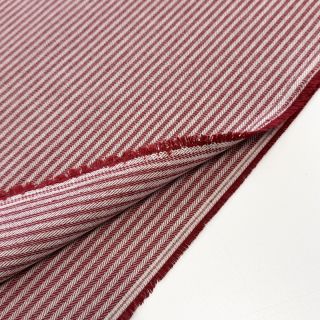Dekorációs anyag DOBBY Colored stripe burgundy