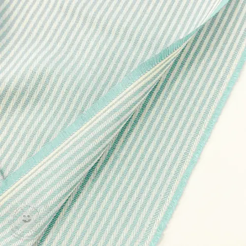 Dekorációs anyag DOBBY Colored stripe mint