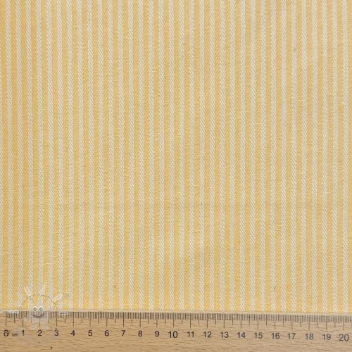 Dekorációs anyag DOBBY Colored stripe pastel yellow