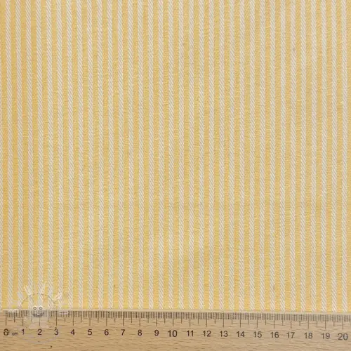 Dekorációs anyag DOBBY Colored stripe pastel yellow