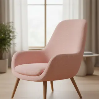 Dekorációs anyag DOBBY Colored stripe light pink
