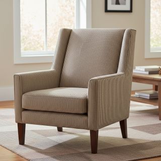 Dekorációs anyag DOBBY Colored stripe coffee