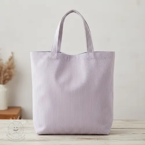 Dekorációs anyag DOBBY Colored stripe lavender
