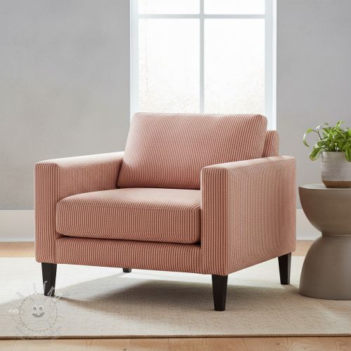 Dekorációs anyag DOBBY Colored stripe dark orange