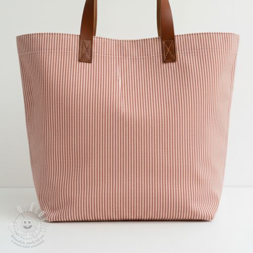 Dekorációs anyag DOBBY Colored stripe dark orange