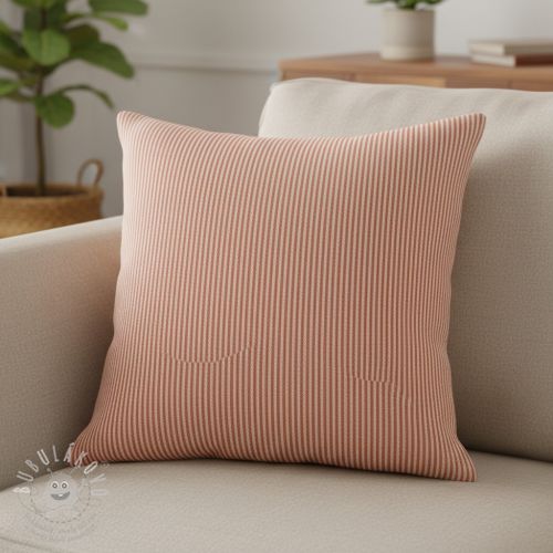 Dekorációs anyag DOBBY Colored stripe dark orange