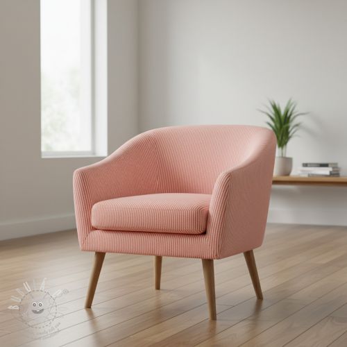 Dekorációs anyag DOBBY Colored stripe coral