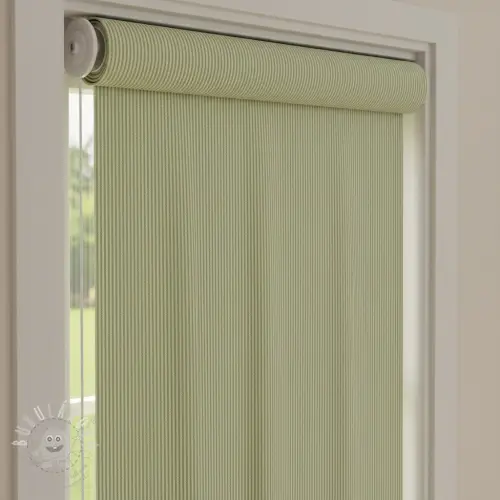 Dekorációs anyag DOBBY Colored stripe light green