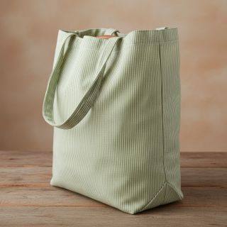 Dekorációs anyag DOBBY Colored stripe light green