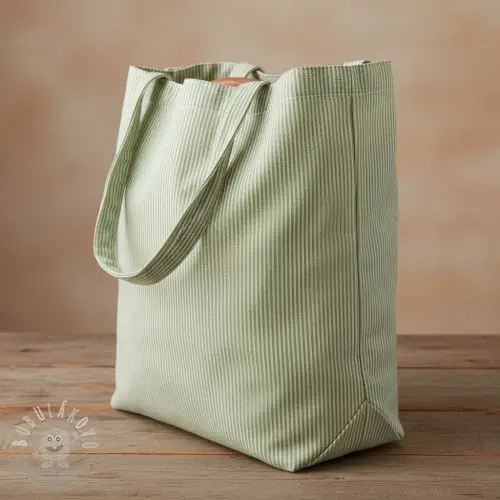 Dekorációs anyag DOBBY Colored stripe light green