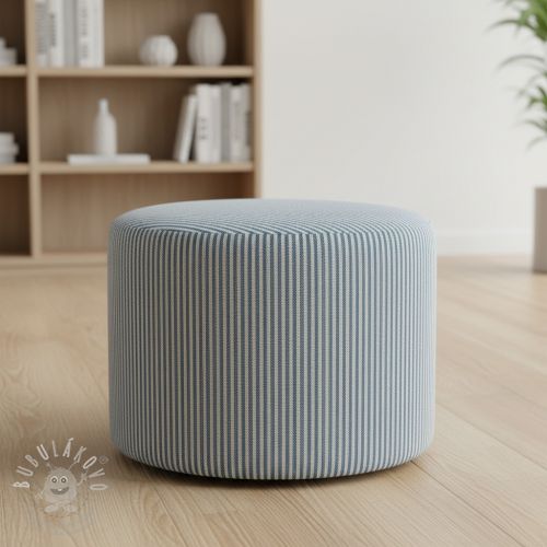 Dekorációs anyag DOBBY Colored stripe blue