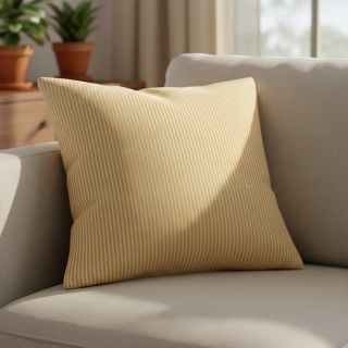 Dekorációs anyag DOBBY Colored stripe ochre