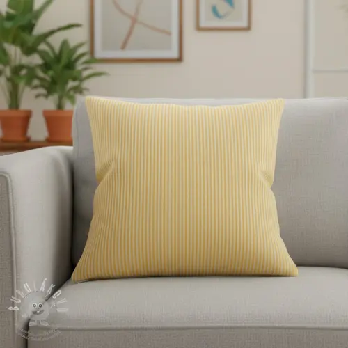 Dekorációs anyag DOBBY Colored stripe warm yellow