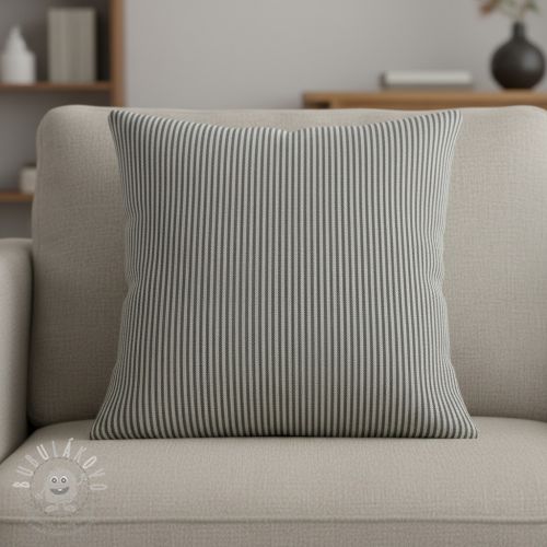 Dekorációs anyag DOBBY Colored stripe black