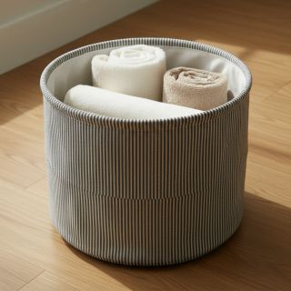 Dekorációs anyag DOBBY Colored stripe black