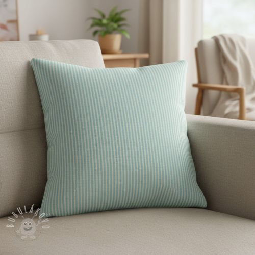 Dekorációs anyag DOBBY Colored stripe mint