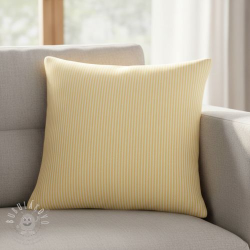 Dekorációs anyag DOBBY Colored stripe pastel yellow