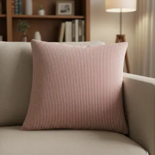 Dekorációs anyag DOBBY Colored stripe burgundy