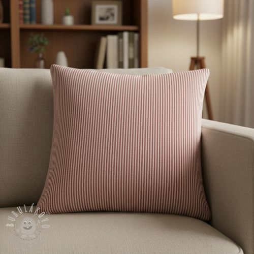 Dekorációs anyag DOBBY Colored stripe burgundy