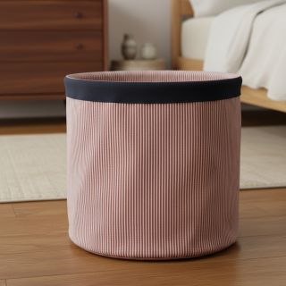 Dekorációs anyag DOBBY Colored stripe burgundy