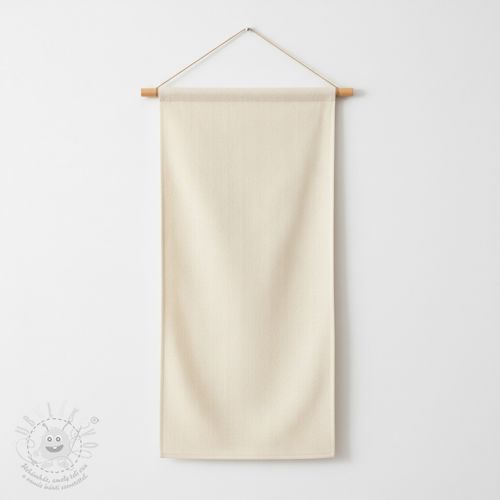 Dekorációs anyag DOBBY Colored stripe naturel