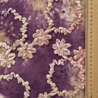 Pamutvászon TIE DYE EMBROIDERY Eva tape design D