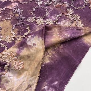 Pamutvászon TIE DYE EMBROIDERY Eva tape design D