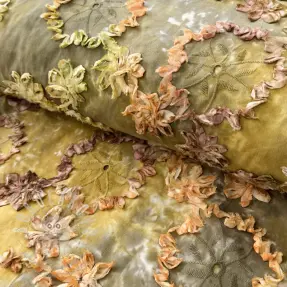 Pamutvászon TIE DYE EMBROIDERY Eva tape design E