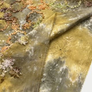 Pamutvászon TIE DYE EMBROIDERY Eva tape design E