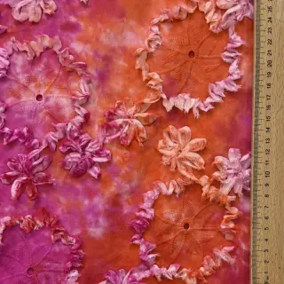 Pamutvászon TIE DYE EMBROIDERY Eva tape design F
