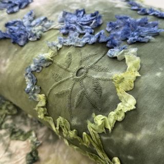 Pamutvászon TIE DYE EMBROIDERY Eva tape design A