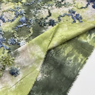 Pamutvászon TIE DYE EMBROIDERY Eva tape design A