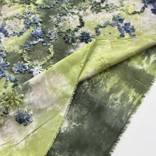 Pamutvászon TIE DYE EMBROIDERY Eva tape design A