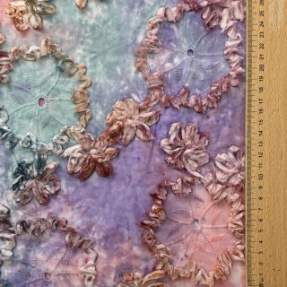 Pamutvászon TIE DYE EMBROIDERY Eva tape design C