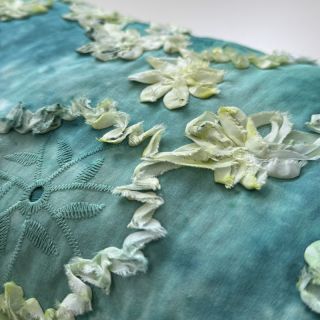 Pamutvászon TIE DYE EMBROIDERY Eva tape design B