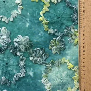 Pamutvászon TIE DYE EMBROIDERY Eva tape design B