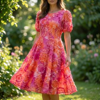 Pamutvászon TIE DYE EMBROIDERY Eva tape design F