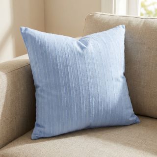 Pamutvászon VOILE LUREX Stripes light blue