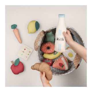 Pamutvászon Farmers market PANEL digital print