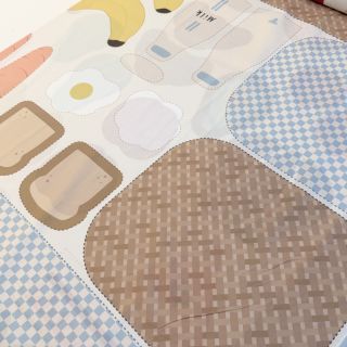 Pamutvászon Farmers market PANEL digital print