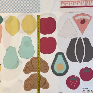 Pamutvászon Farmers market PANEL digital print