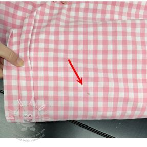 Pamutvászon Check rosa 2nd class